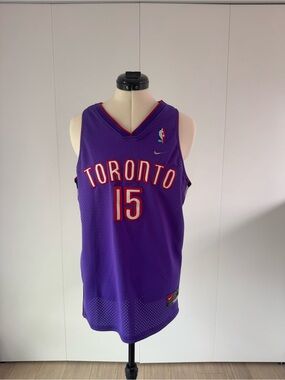 Vince Carter Toronto #15 Basketball Jersey (Purple/Black/Red)